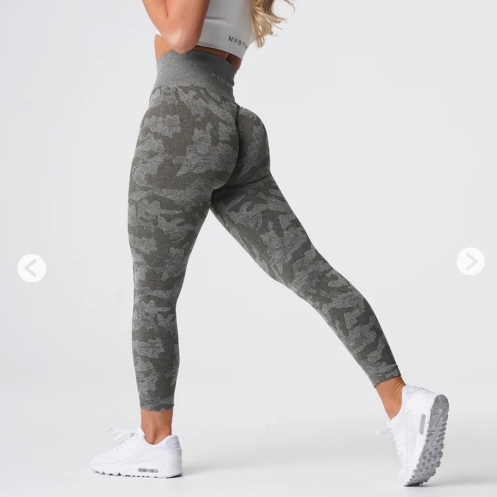 NVGTN Khaki Camo Seamless Leggings